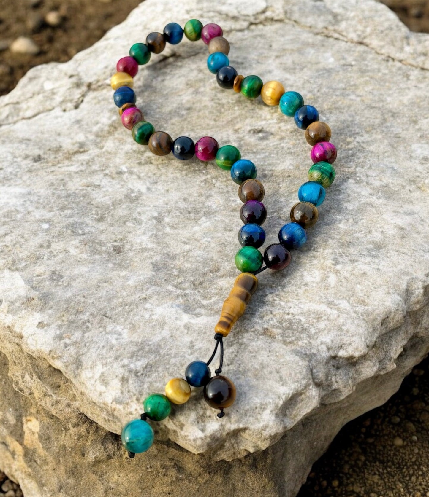 سبحة عين النمر متنوع اصلي