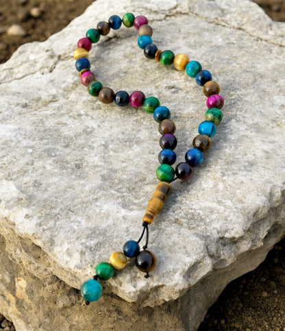 سبحة عين النمر متنوع اصلي