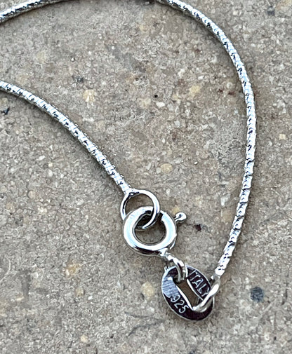 جوهرة توباز أصلية وفضة ايطالي