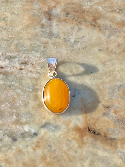 دلاية فضة حجر عقيق شرف الشمس اصلي