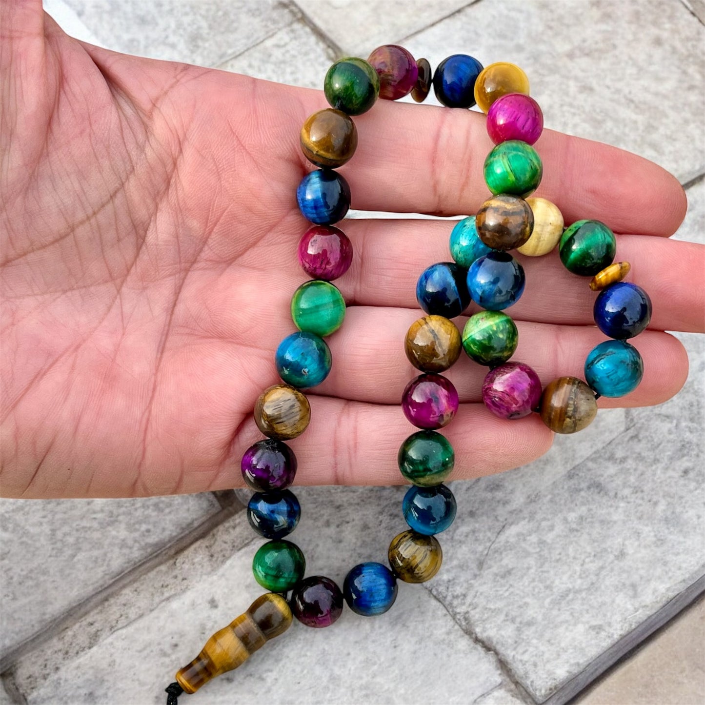 سبحة عين النمر متنوع اصلي