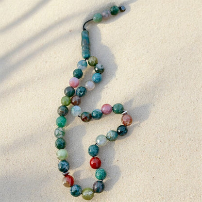 سبحة عقيق موسى طحلبي اصلي