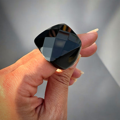 خاتم حجر اونكس طبيعي