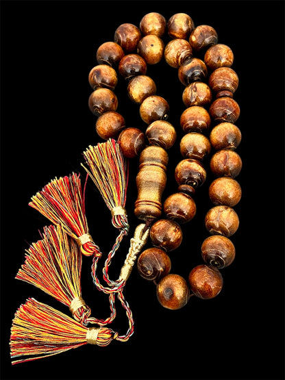 سبحة يسر دهبي نادر ضخمة 18مل