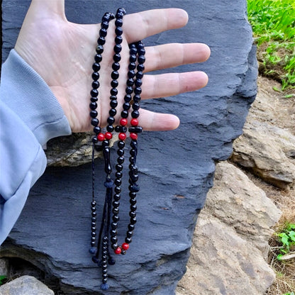 سبحة يسر ومرجان طبيعي 100حبة