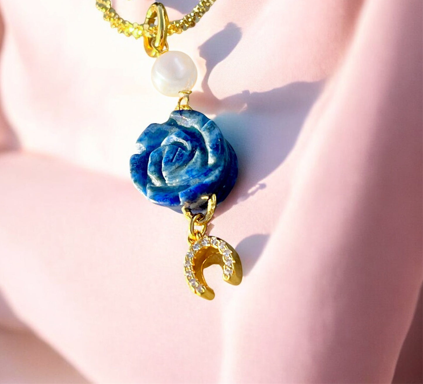 طقم لابيس لازورد وفضة ايطالي