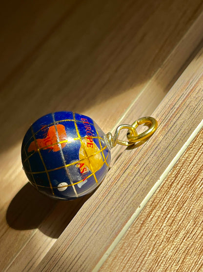 دلاية انتيك كرة أرضية وفضة مطلي دهب