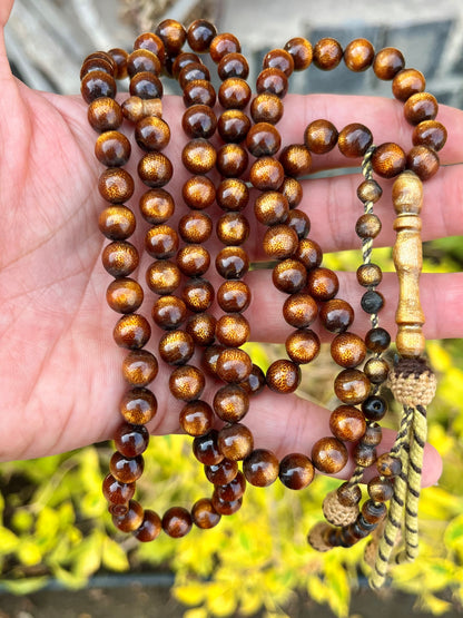 سبحة يسر دهبي نادر 100حبة