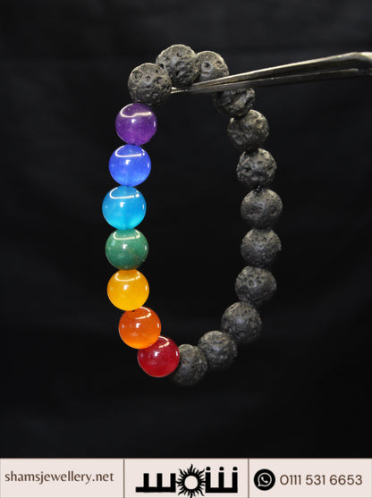 Spectrum Harmony | Genuine 7 Chakra Gemstone Bracelet